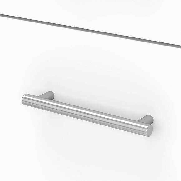 3 NEW contemporary silver metal cabinet bar pulls - Picture 14 of 16